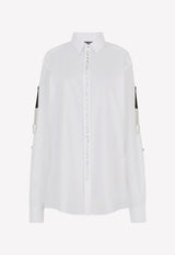 Crystal-Embellished Cotton Shirt