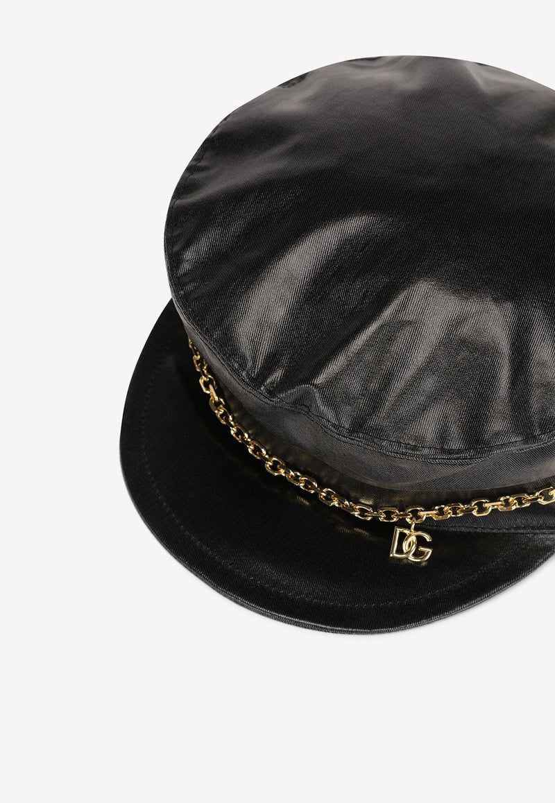 Logo Chain Baker Boy Hat