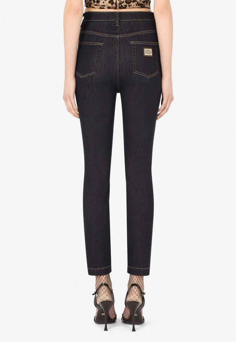 High-Waist Stretch Grace Jeans