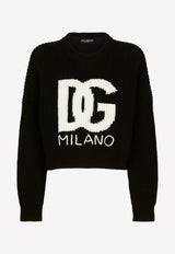 DG Logo Knitted Sweater in Virgin Wool