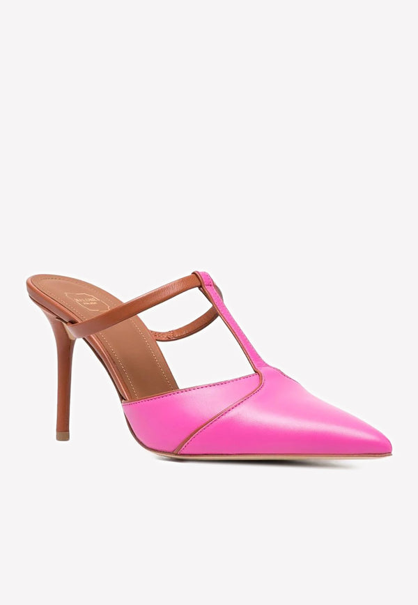 Ima 85 Pointed Toe Mules in Nappa Leather