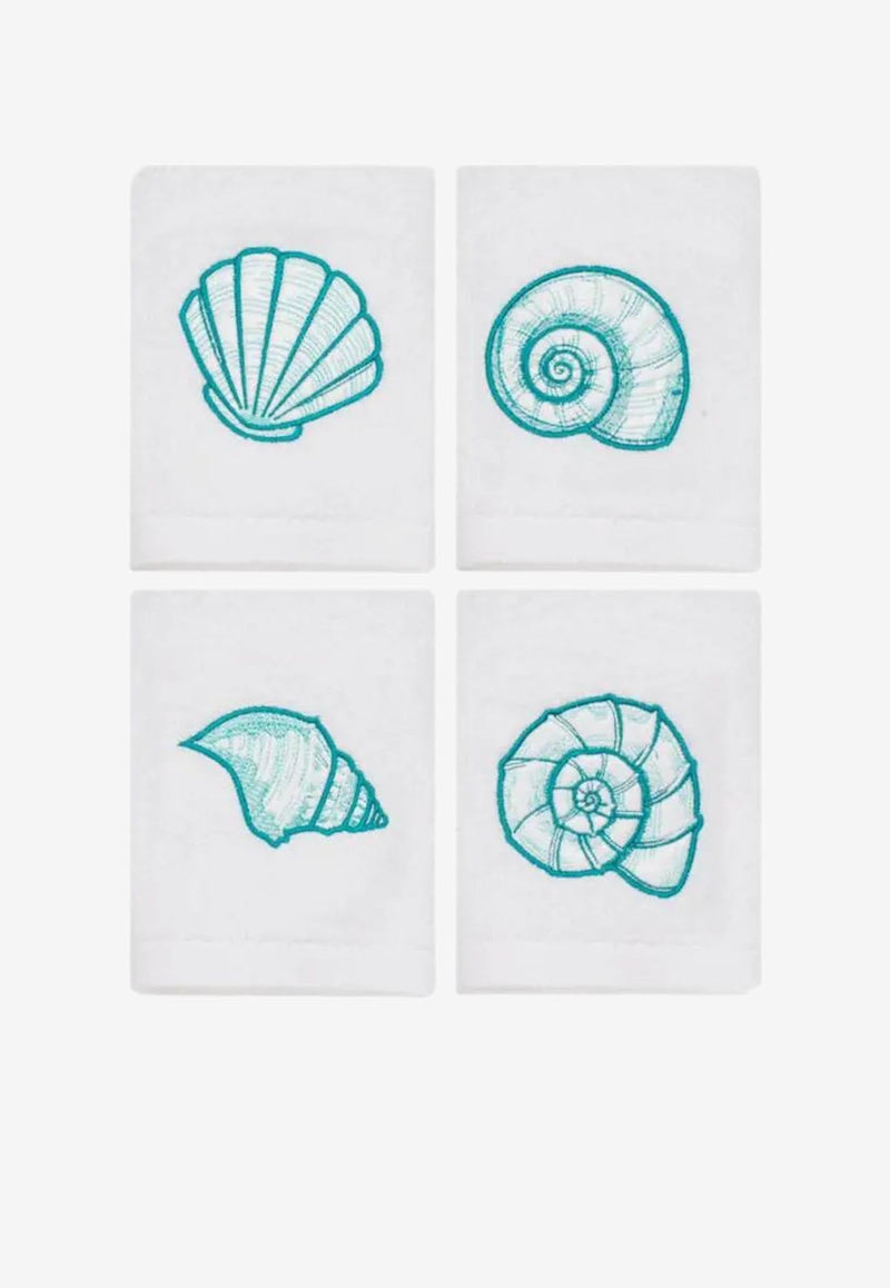 Shells & More Hand Towels - Set of 4