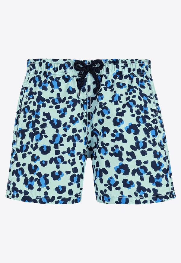 Boys Jim Turtles Leopard Swim Shorts