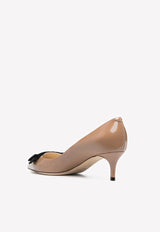 Ari 50 Pumps in Patent Leather with Bow