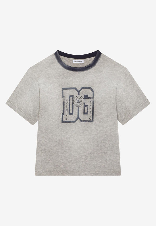 Boys DG Logo Washed Jersey T-shirt