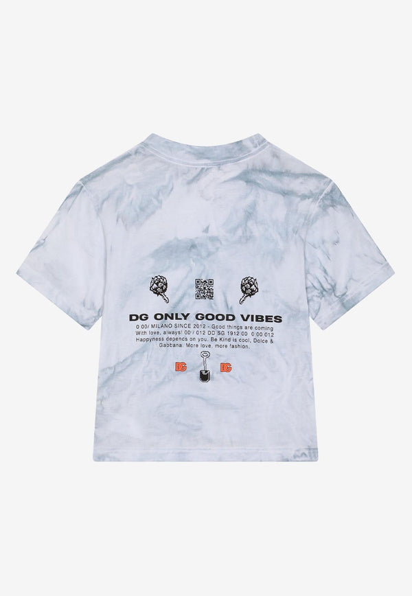 Boys Tie-Dye Print T-shirt