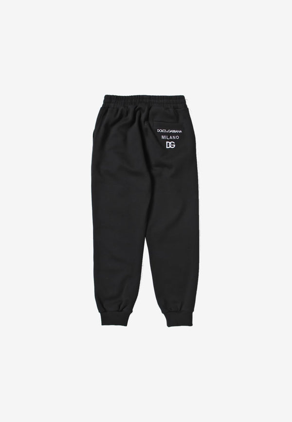 Girls Track Pants with DG Milano Embroidery
