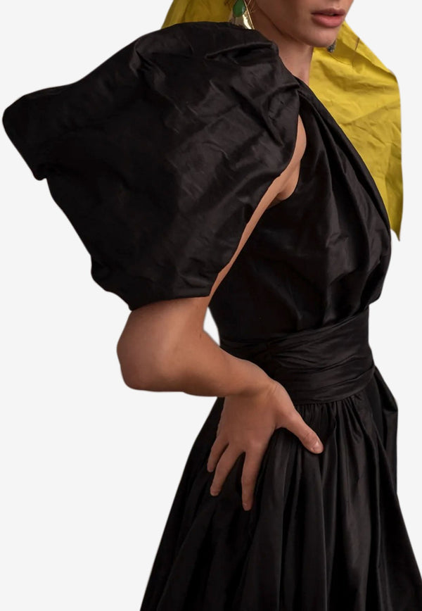 Isla Negra One-Shoulder Gown