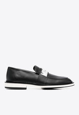 Logo Leather Loafers