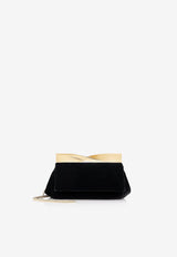 Mini Twist Velvet Clutch