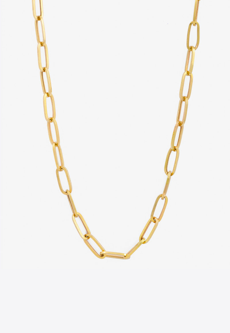 Link Chain Necklace in 18-karat Yellow Gold