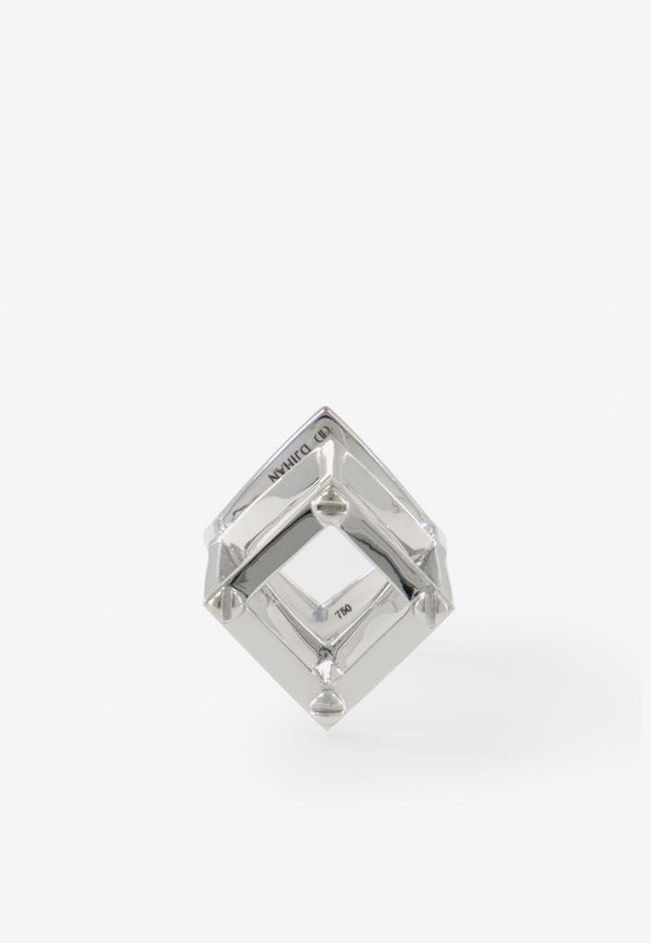 Cube Mirage 18-karat White Gold Ring