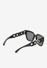 Medusa Chain Square Sunglasses