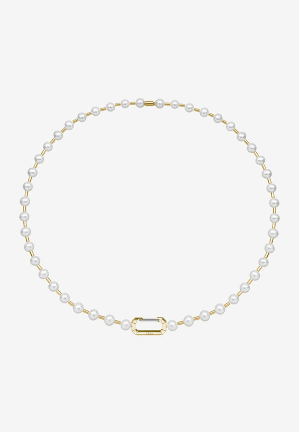 Vita 18-karat Yellow Gold Pearl Necklace