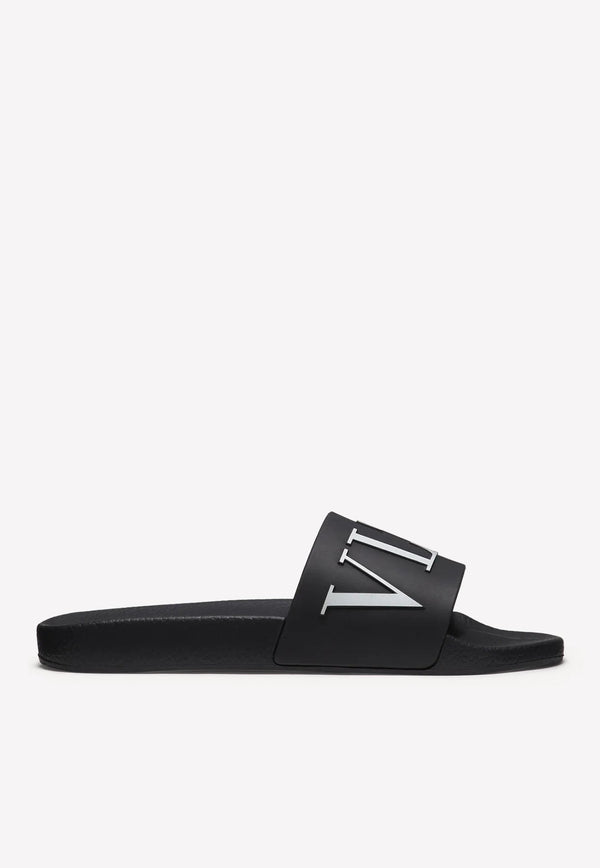 VLTN Rubber Slide Sandals