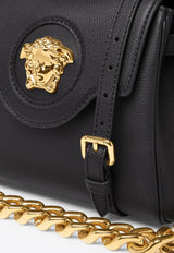 Small La Medusa Leather Top Handle Bag