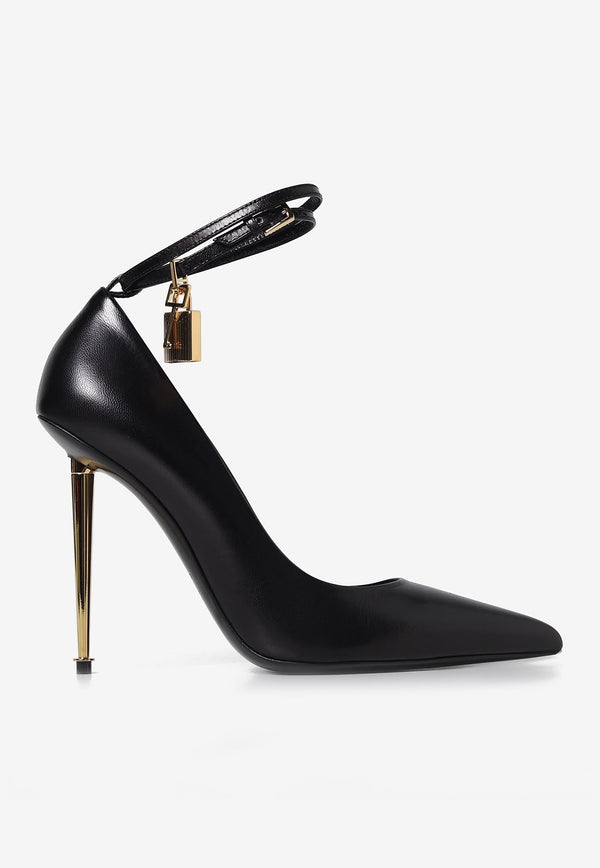 Padlock 105 Pointed Leather Pumps