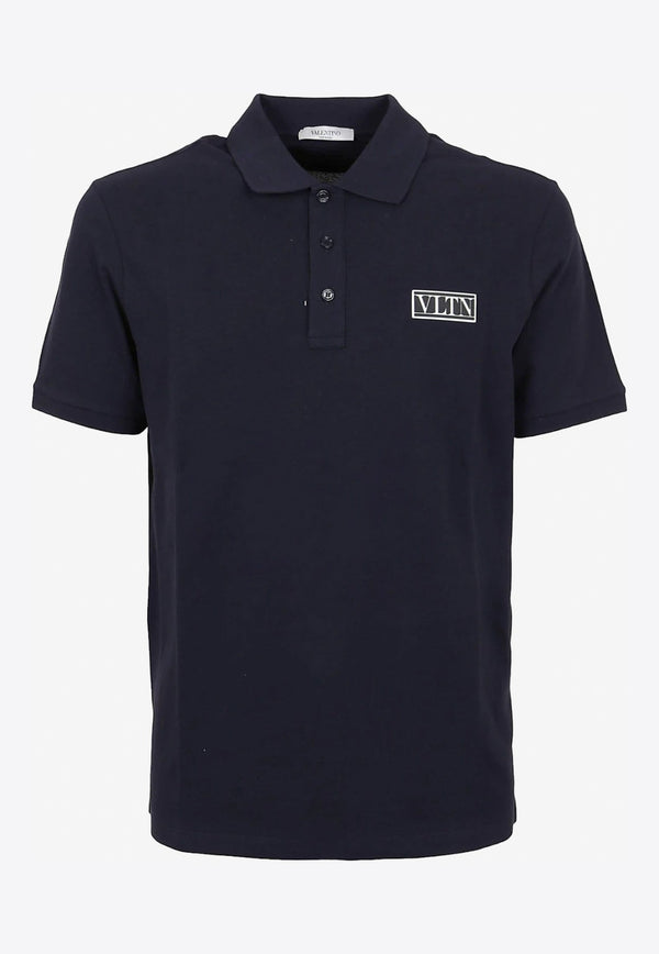 VLTN Polo T-shirt in Cotton Piqué